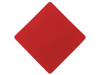 ПАТЧ РОМБ soft-touch (красный) 7,6 х 7,6 см