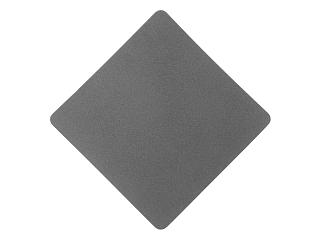 ПАТЧ РОМБ nubuk (серый) 7,6 х 7,6 см