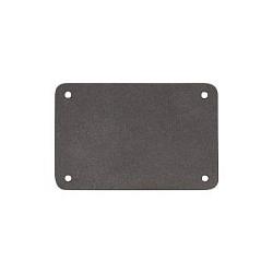 Шильд 4х6 см имитация кожи