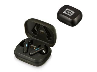 Беспроводные наушники с шумоподавлением c подсветкой лого Lites, черные
