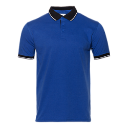 Рубашка поло мужская STAN с контрастными деталями хлопок/полиэстер 185, 04С