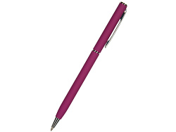 Ручка Palermo шариковая  автоматическая, бордовый металлический корпус, 0,7 мм, синяя