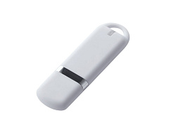 USB-флешка на 8 ГБ с покрытием soft-touch, белый USB-флешка на 8 ГБ с покрытием soft-touch, белый