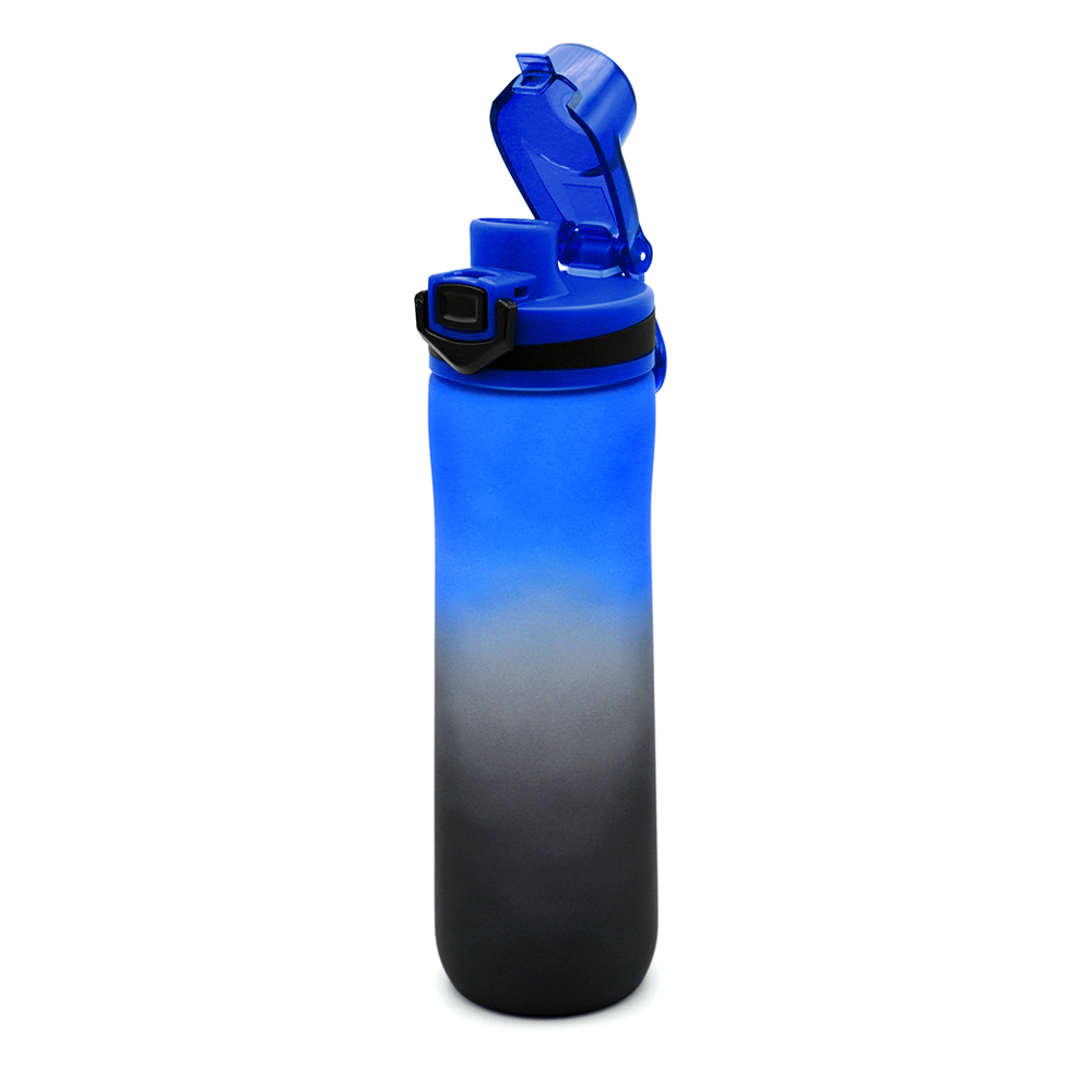 Пластиковая бутылка Verna Soft-touch, синяя