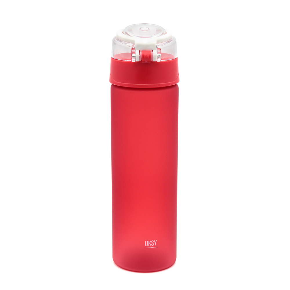 Пластиковая бутылка Narada Soft-touch, красная