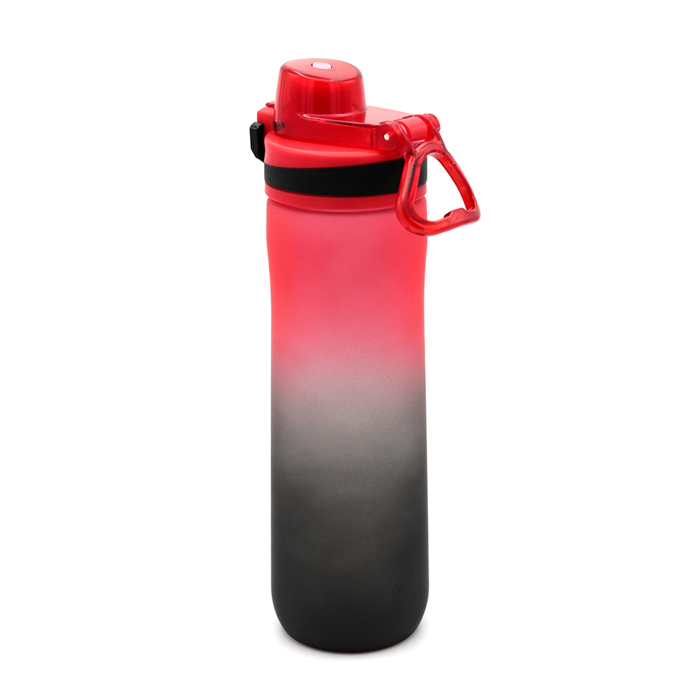 Пластиковая бутылка Verna Soft-touch, красная